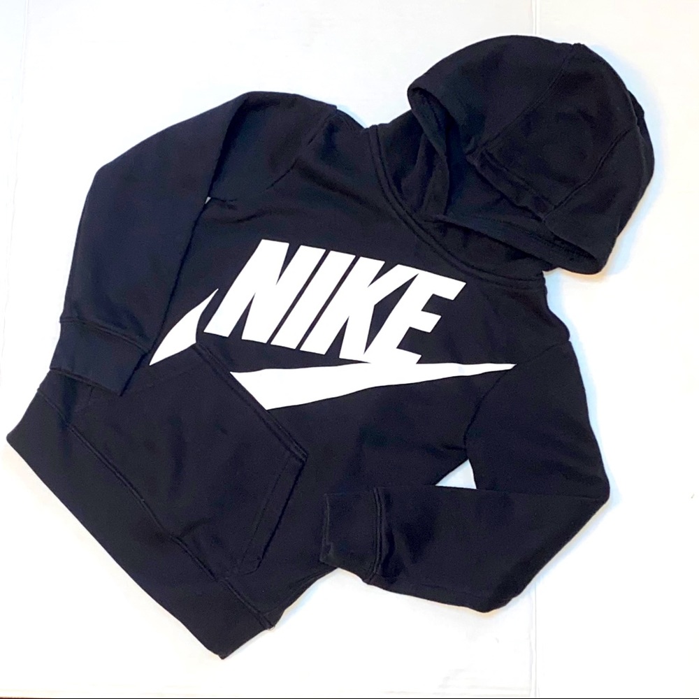 Nike Girls' Futura Full-Zip Hoodie Black 4-5Y